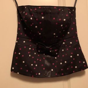 White House Black Market strapless top